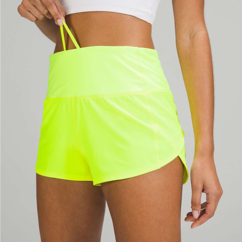 Lululemon Speed Up High-Rise Lined Short 2.5"
Highlight Yellow